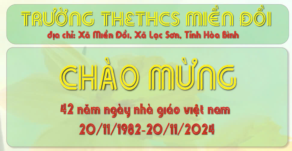 Trường TH & THCS Miền Đồi