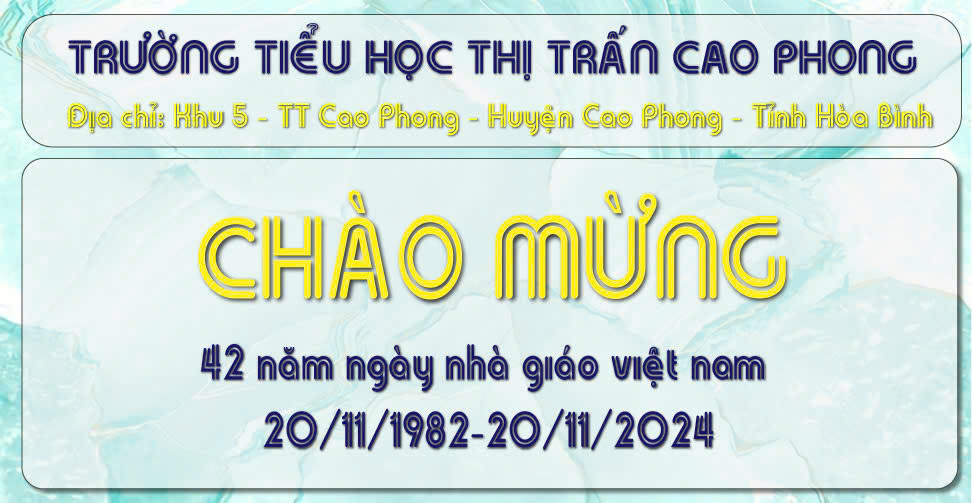 Trường tiểu học thị trấn Cao Phong