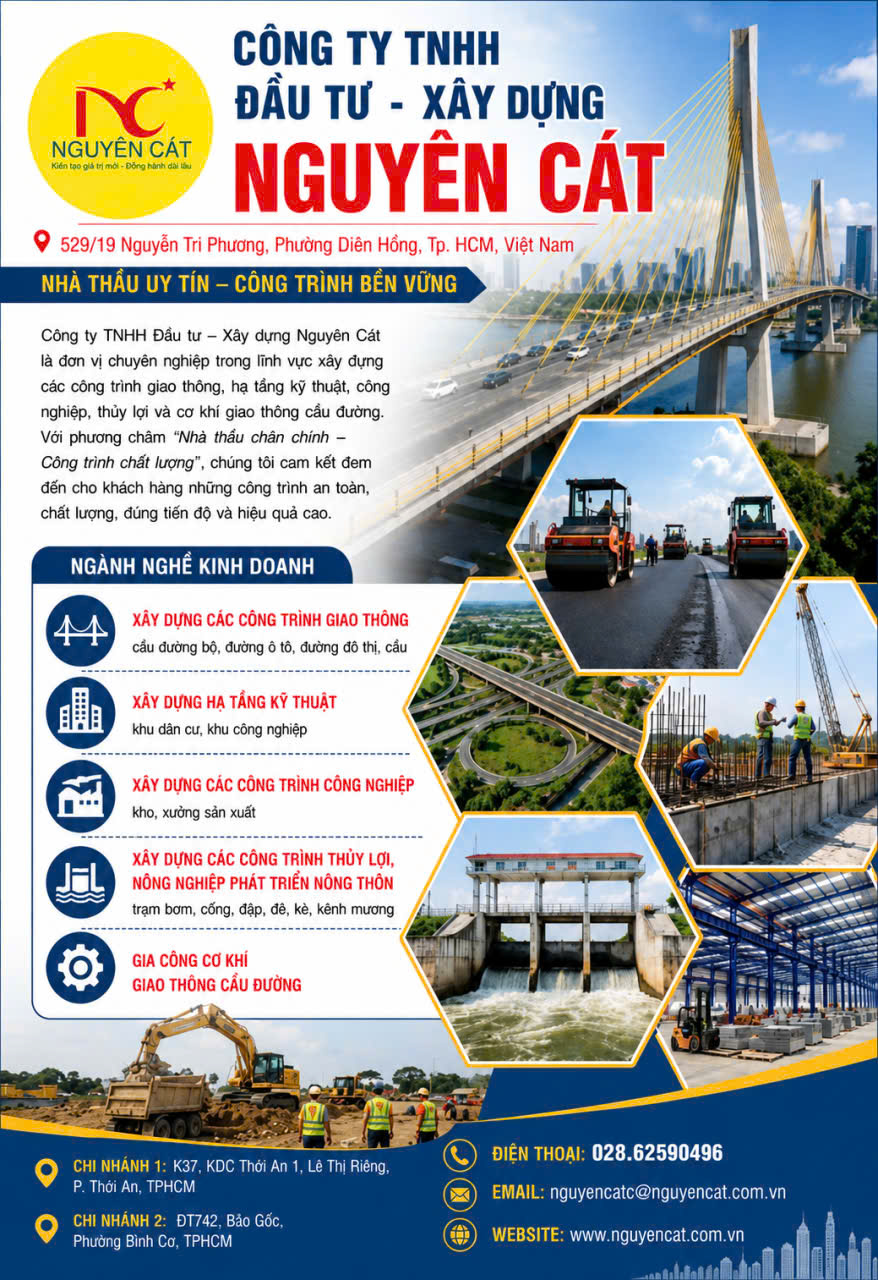 Công ty TNHH Đầu Tư – Xây Dựng Nguyên Cát